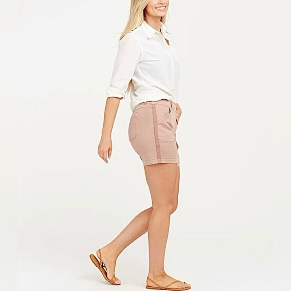 SPANX NWT Stretch Twill Shorts 6” Inseam Mauve Pink Size XS